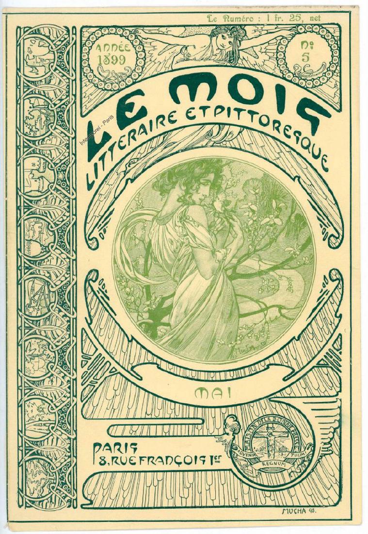 LE MOIS LITTERAIRE ET PITTORESQUE, MUCHA (1 of 2)