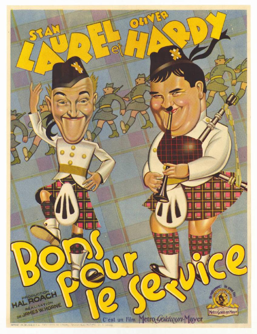 Movie poster - BONNIE SCOTLAND - James W. HORNE - 1936 (1 of 1)