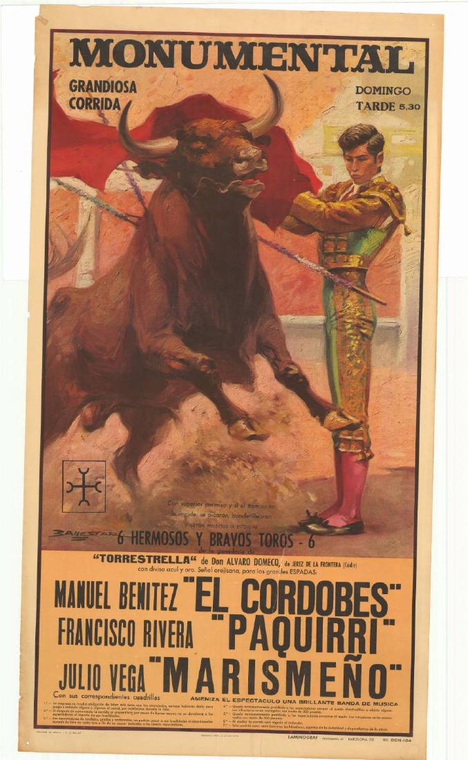 1972 - CORRIDA avec EL CORDOBES (1 of 1)