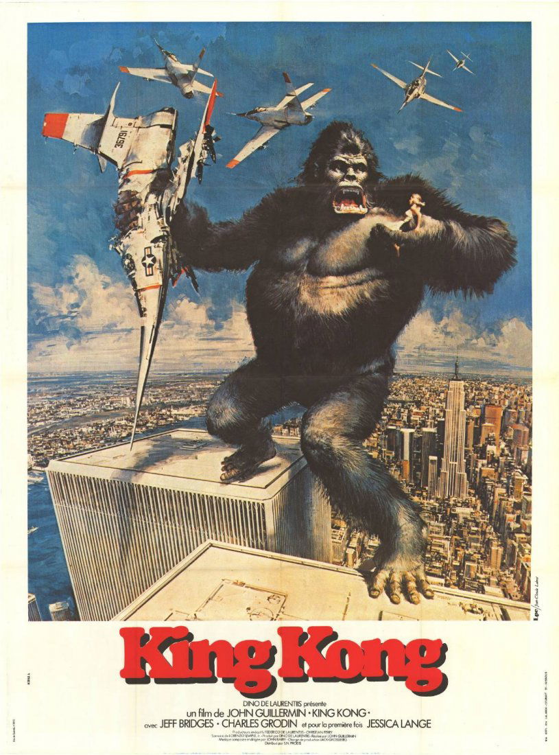 Movie poster - KING KONG - John GUILLERMIN - 1976 (1 of 1)