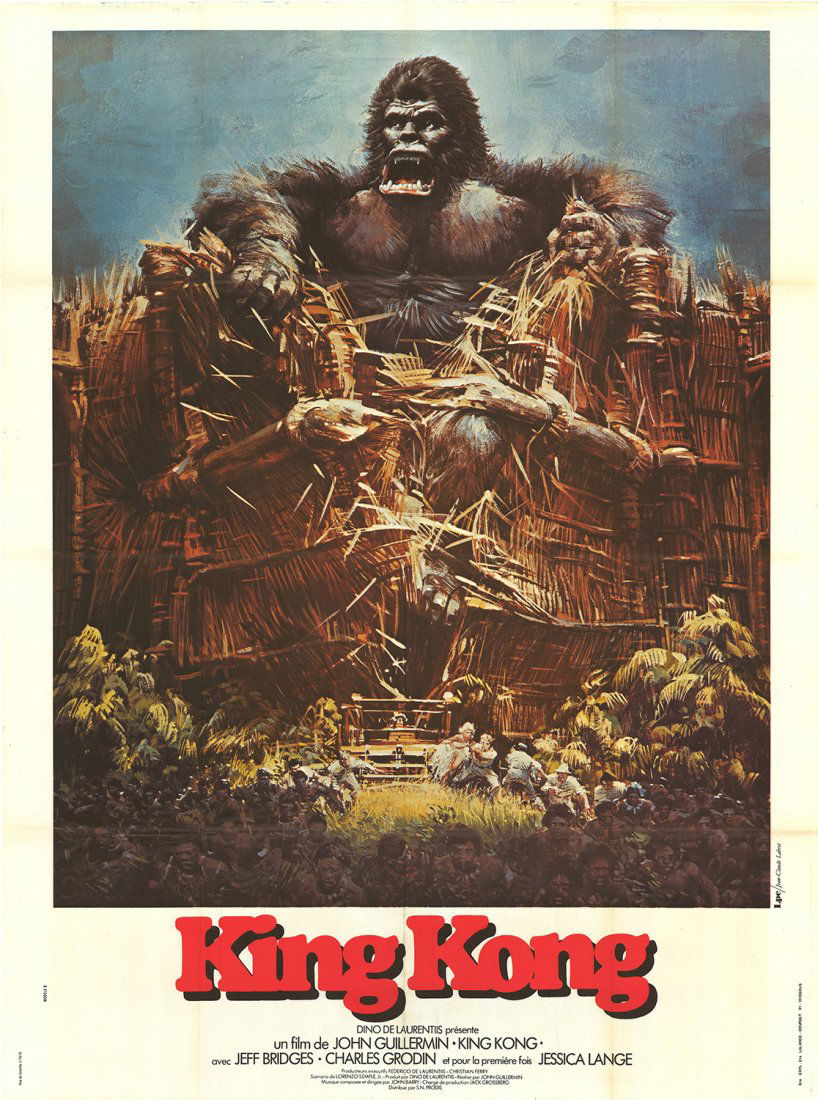 Movie poster - KING KONG - John GUILLERMIN - 1976 (1 of 1)