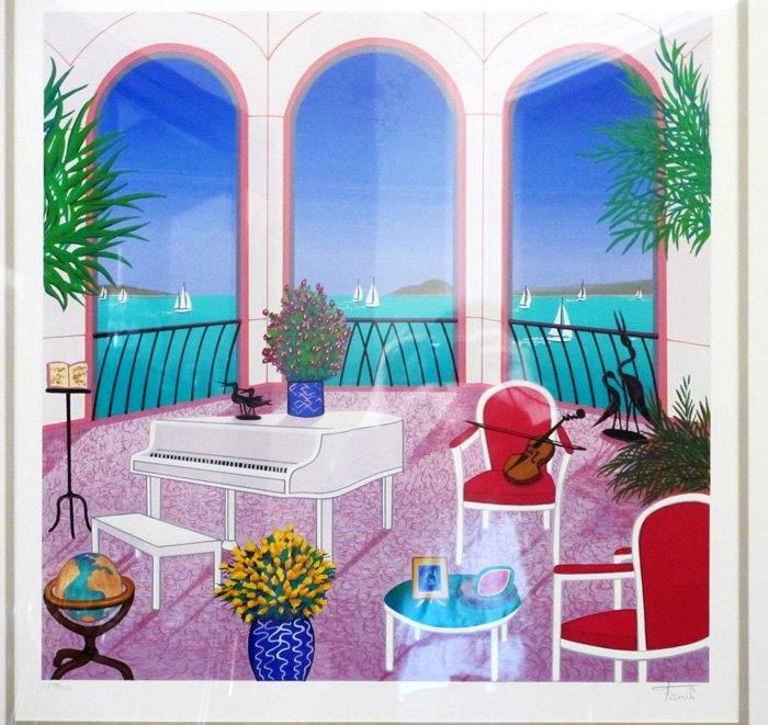 François Fanch Ledan "Sonoma Lagoon" Framed LE H/S Seri (1 of 2)