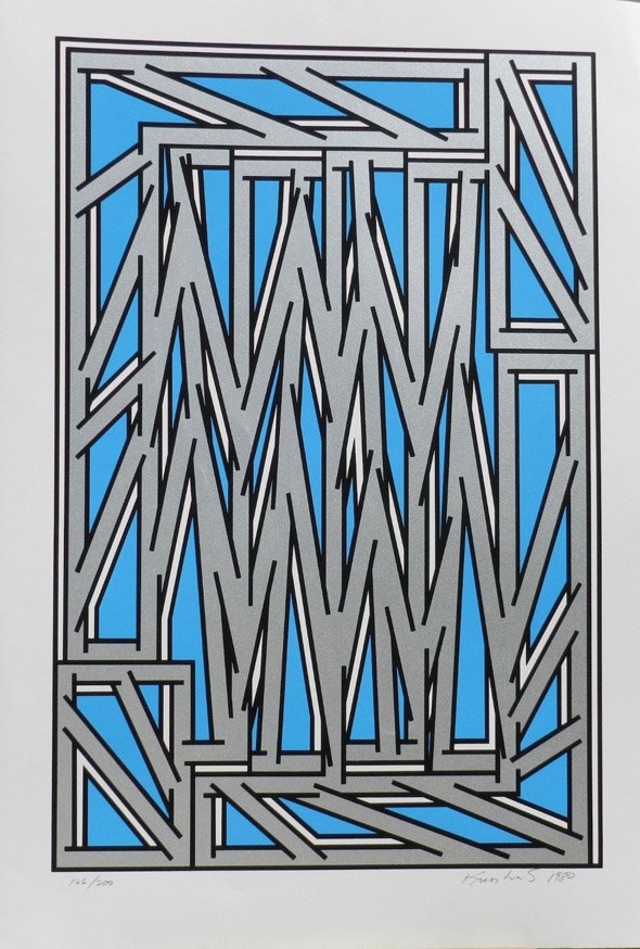 Nicholas Krushenick \"Grill\" HS/N serigraph (1 of 1)