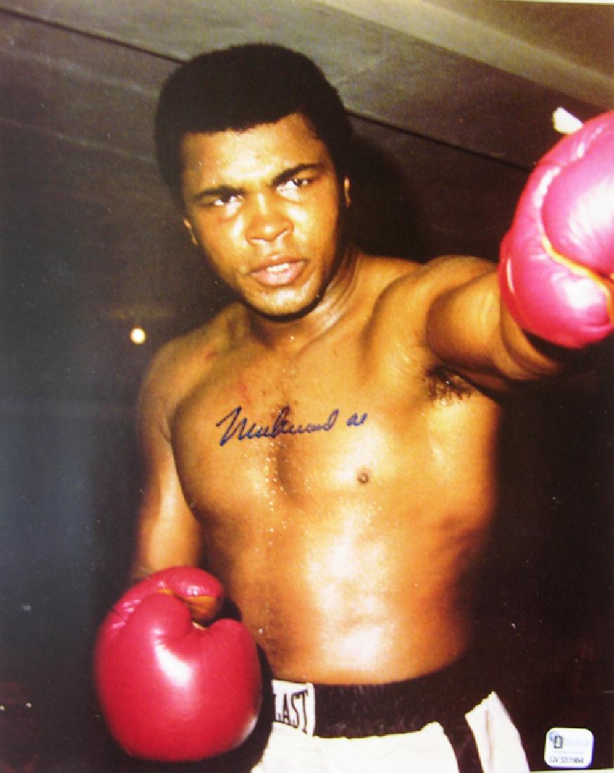 "Ali" Muhammad Ali Autographed 8x10 Color: "Ali" Muhammad Ali Autographed 8x10 Color