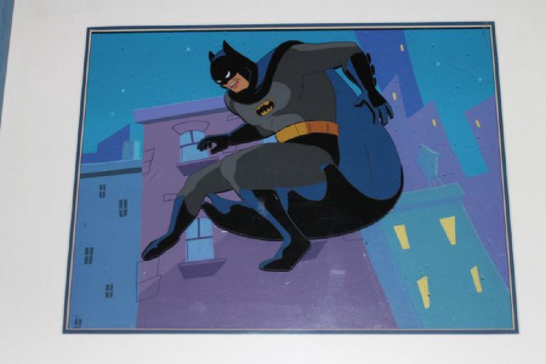 Batman Original Production cel with backround framed (1 of 1)
