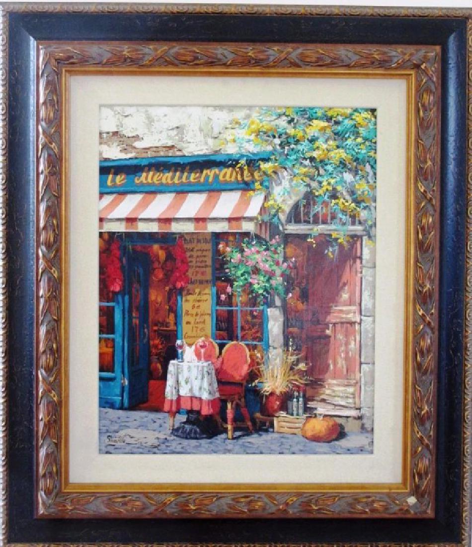 Shvaiko Frmd Signed Original Oil Canvas "Le Mediterrane (1 of 1)