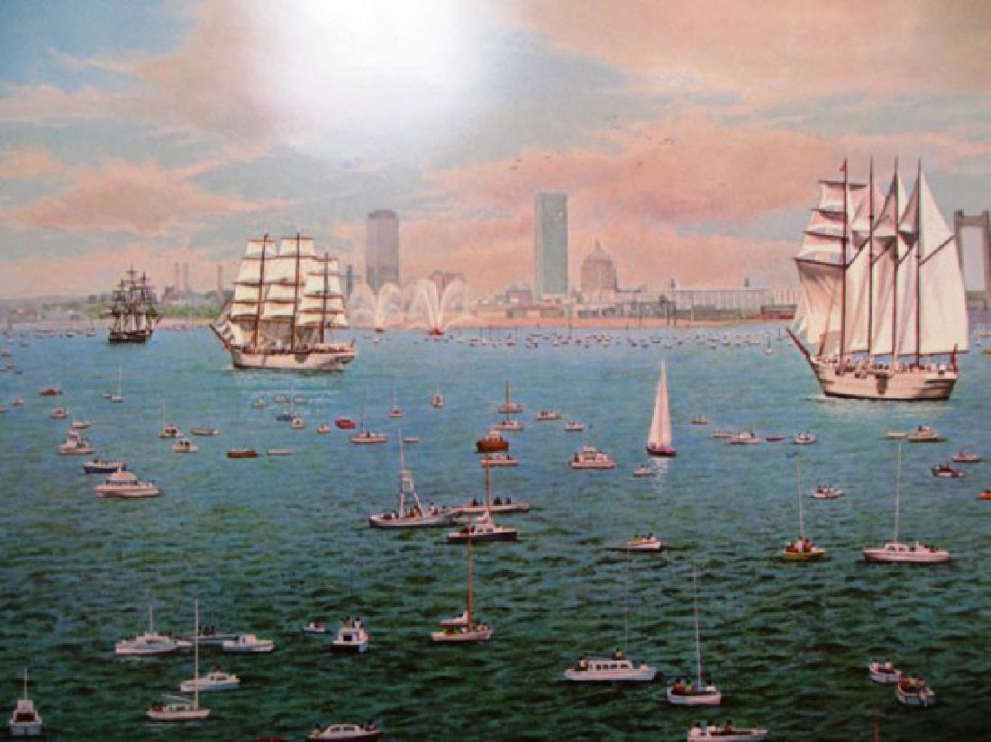 Norman Gautreau "Tall Ships Visit Boston- Bicentennial" (1 of 1)