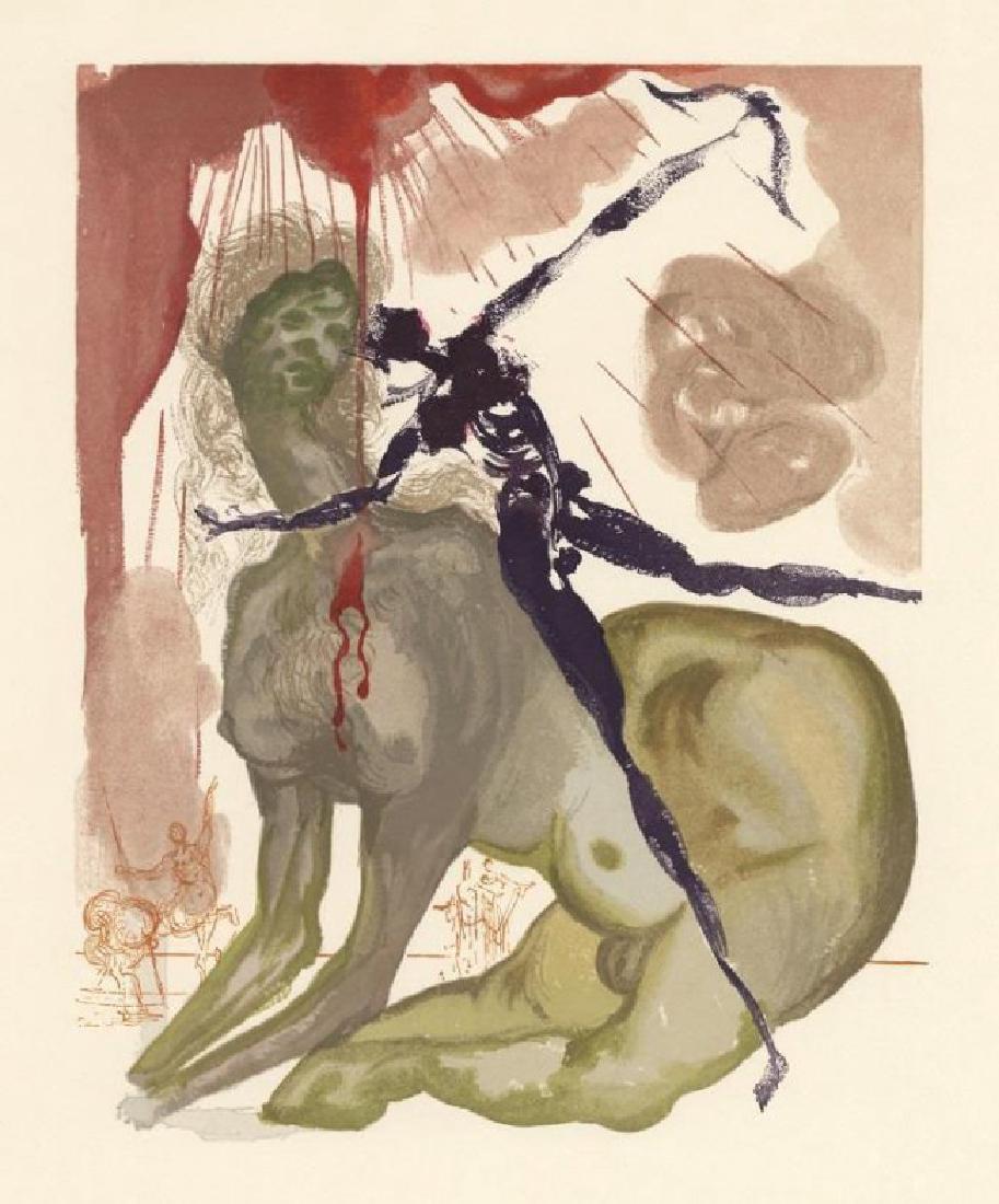 Dali divine Comedy woodcut canto 12 coa B.Hockman (1 of 2)