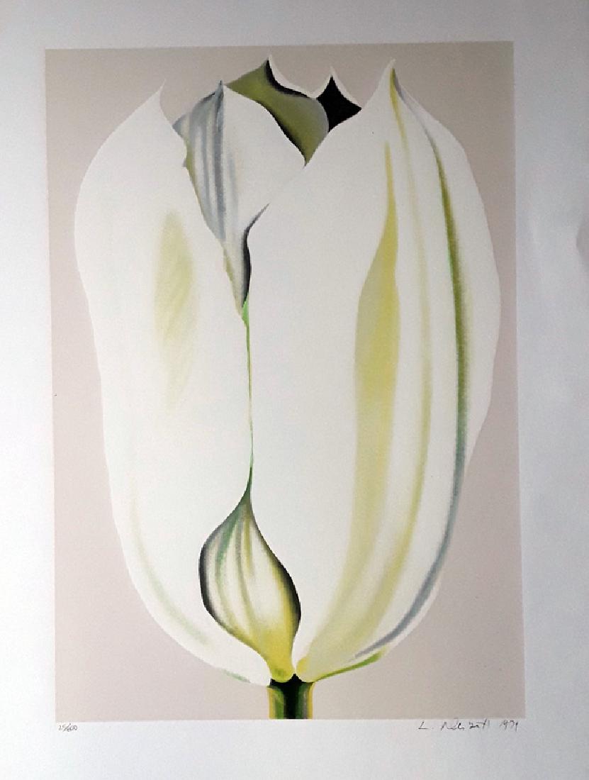 Lowell Nesbitt "White Tulips" HS/N Lithograph (1 of 1)