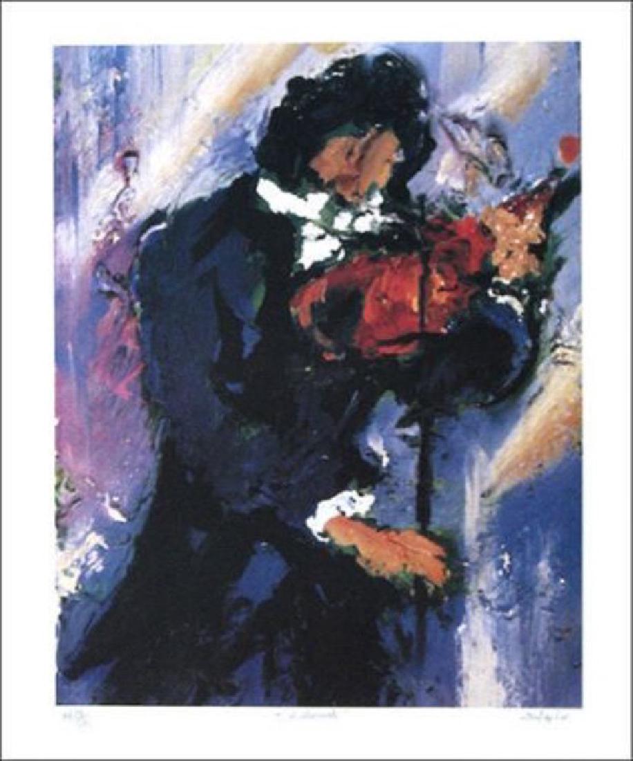Duaiv(French) "Violinist" HS/N Lithograph (1 of 1)