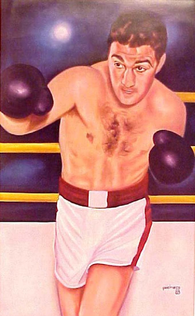 PACHECO, FERDIE HS/N LITHOGRAPH "ROCKY MARCIANO" (1 of 1)