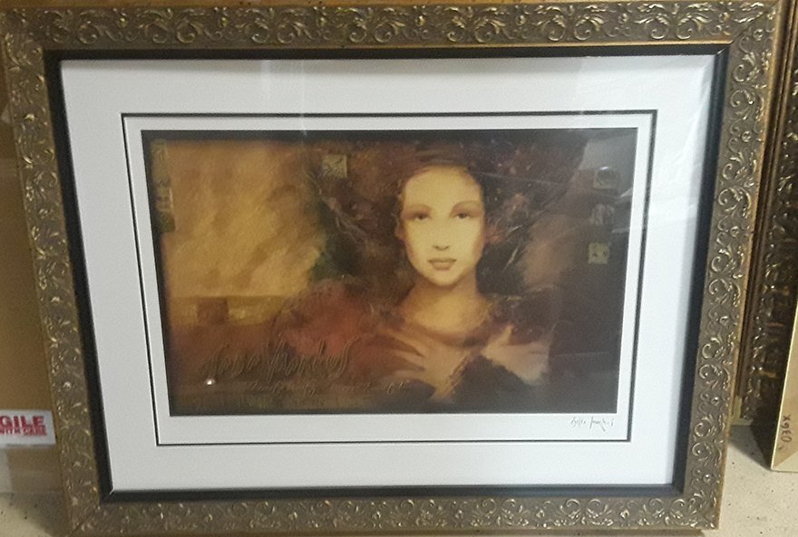 Csaba Markus Triumph of Venus Serilithograh P.West COA: CASBA MARKUS: TRIUMPH OF VENUS ~ YEAR 2011 ~ SIZE: 14 1/8" x 22 3/8" SERIOLITHOGRAPH IN COLOR ON ARCHIVAL PAPER SIGNED IN THE PLATE ~ WITH PARK WEST C.O.A.This piece comes framed as shown