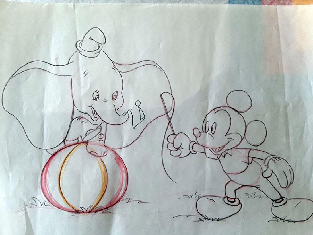Disney Mickey Mouse production Drawing by Walt Disney (1 of 1)
