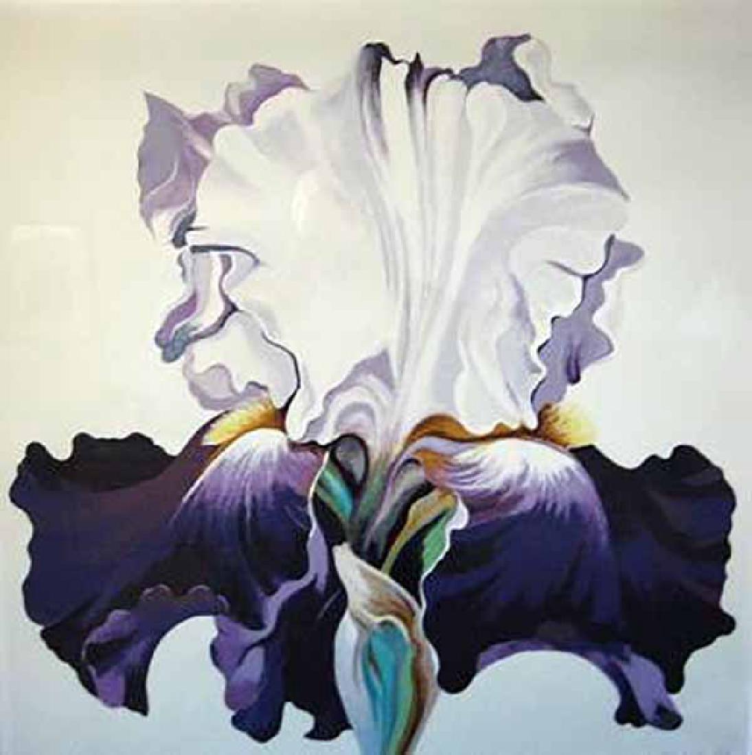 Lowell Nesbitt "Blue Iris" HS/N Serigraph (1 of 1)