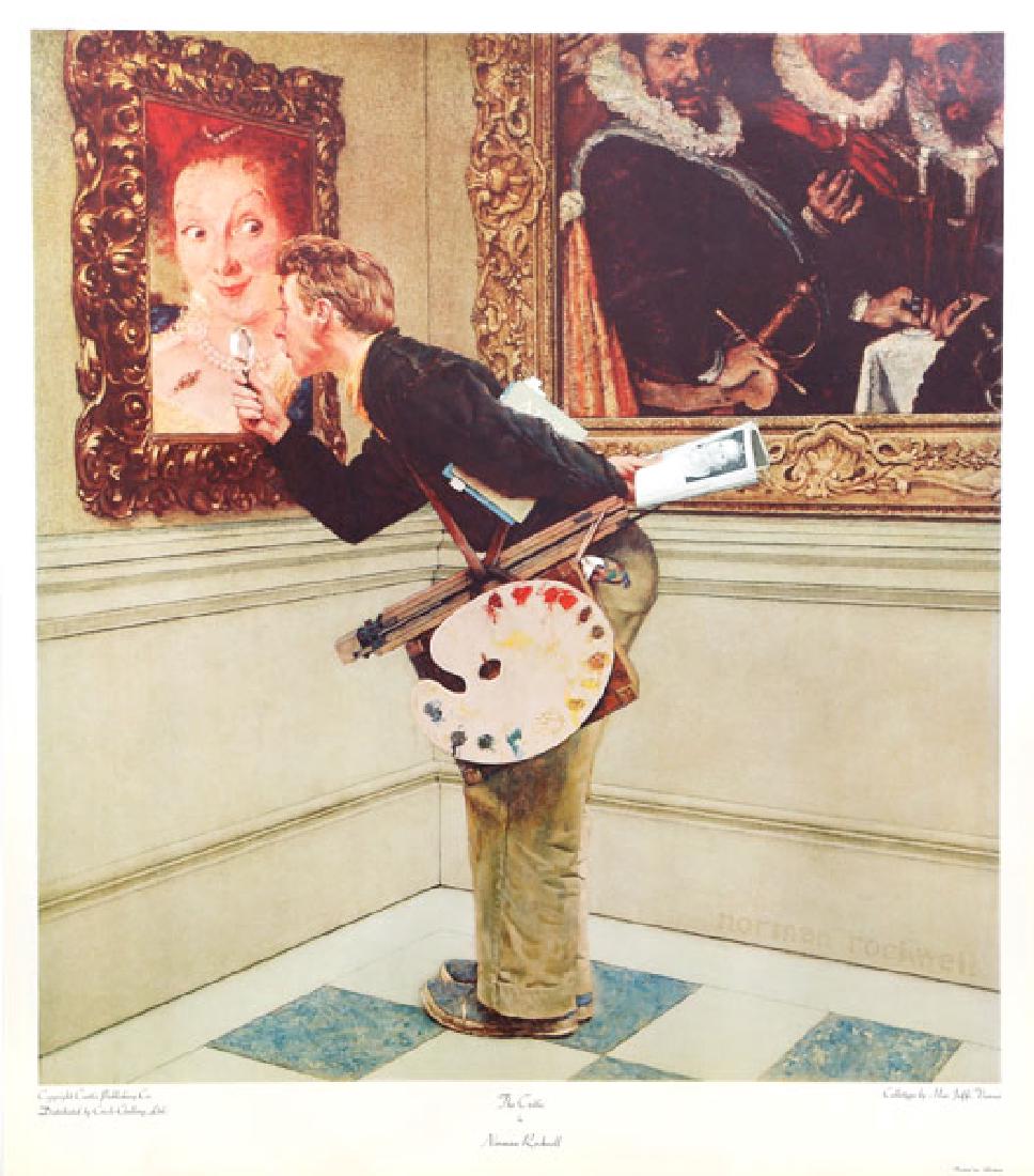 NORMAN ROCKWELL "The Critic" 1975 Plate Signed (1 of 1)