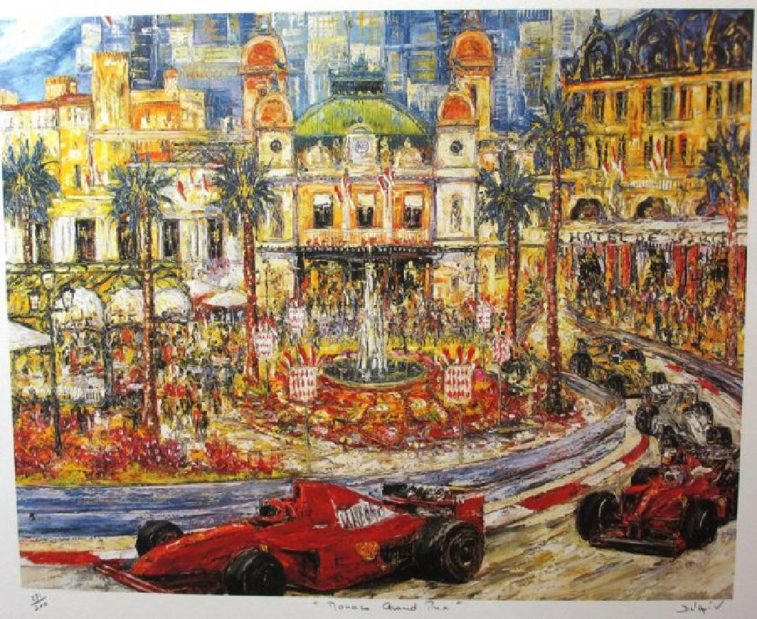 DUAIV(French) "Monaco Grand Prix" HS/N Lithograph (1 of 1)