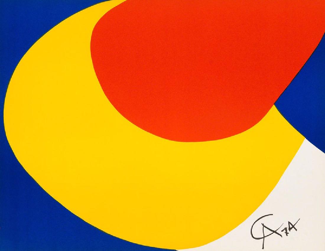 ALEXANDER CALDER, Convection 1972 Lithograph (1 of 1)