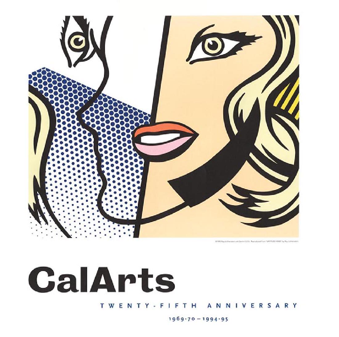 ROY LICHTENSTEIN UNTITLED HEAD Poster 1995: ROY LICHTENSTEIN UNTITLED HEAD Poster 1995 offset Lithograph Paper size: 29.1/8 x 25.1/16 inch Images size: 15.7/8 x 19.3/8 inch very good condition For the 25th anniversary of the California Institut