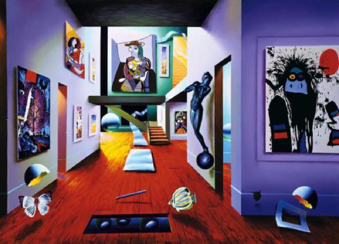 Ferjo "The Gallery" Giclee Canvas 33.5x24 Hand Signed (1 of 1)