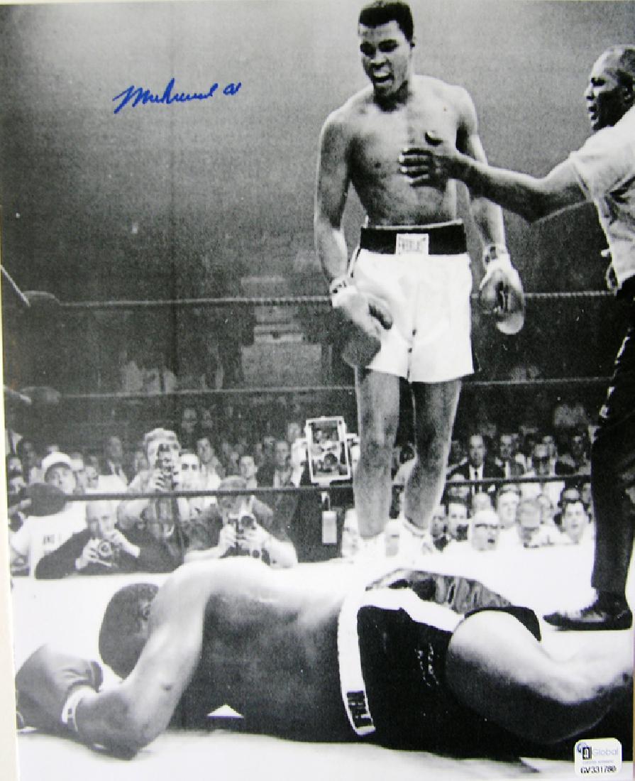 memorabilia "Liston Knock Out" Muhammad Ali Autographed: "Liston Knock Out" Muhammad Ali Autograohed 8x10 BW Photograpgh. Comes with COA