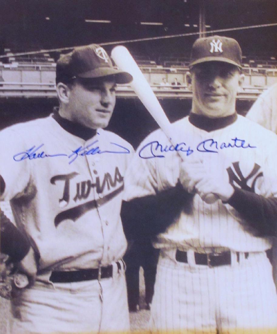 memorabilia Hall of Famers Harmon Killebrew and Mickey (1 of 1)