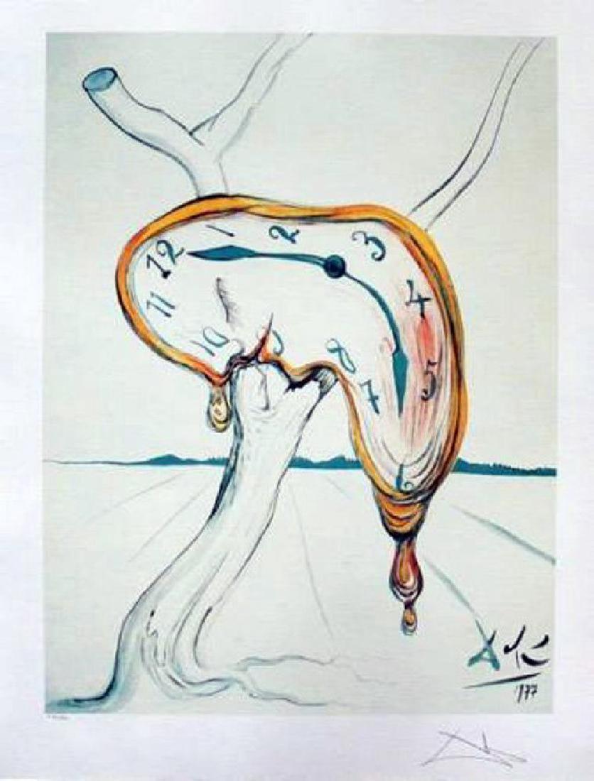 Salvador Dali "TEARFUL SOFT WATCHES" L/E Facim/S Lithog (1 of 1)