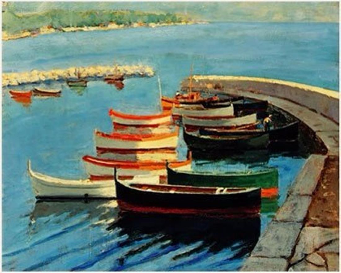 Sir Winston Churchill "A Study of Boats" Signed and num (1 of 1)