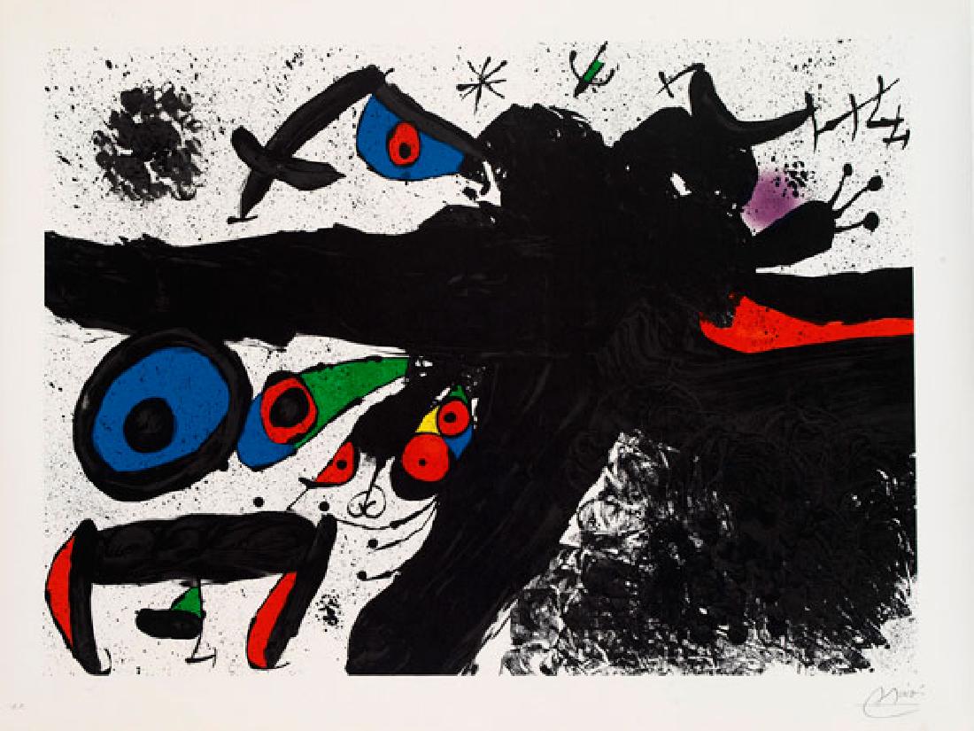 Joan Miro (Spanish, 1893-1983), Homenatge a Joan prats (1 of 4)