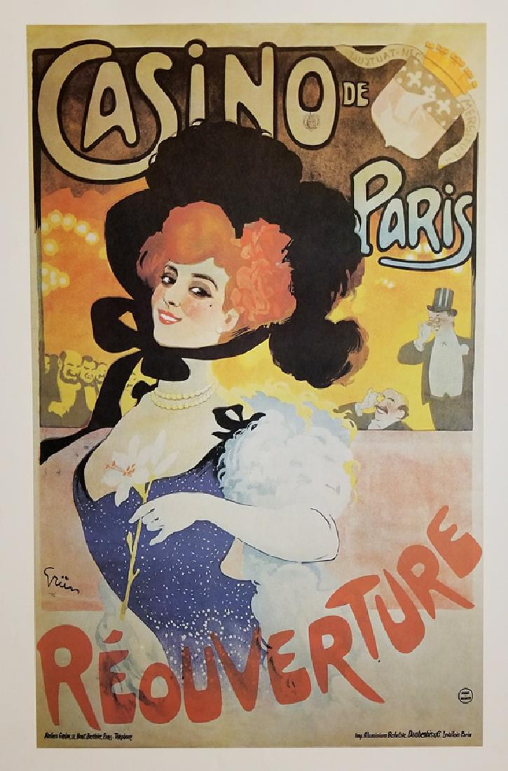 Vintage French Lithograph poster - Casino de Paris (1 of 4)