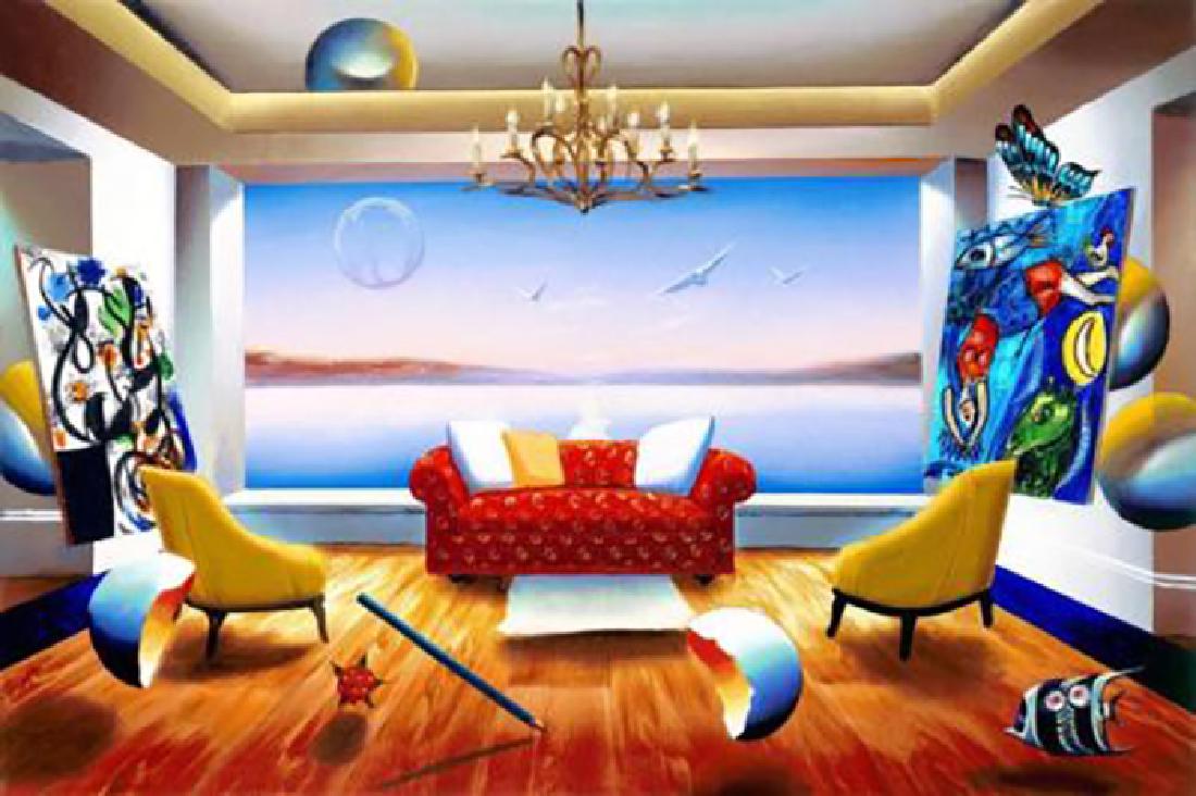 Ferjo "Morning Mist" Sea Scene Giclee Canvas 36x24 Hand (1 of 1)