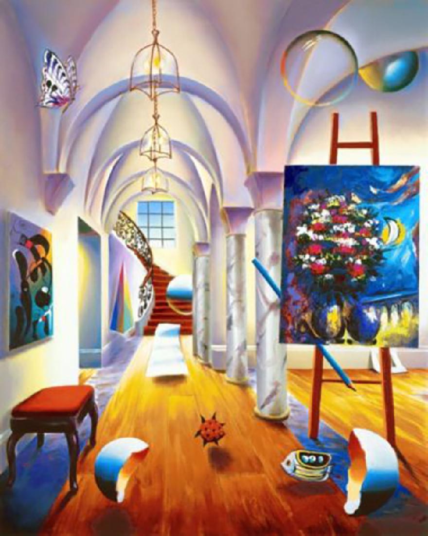 Ferjo "Imperial Columns" Beautiful Giclee on Canvas: ARTIST: Ferjo TITLE: Imperial Columns SIZE: 30" x 24" MEDIUM: Giclee on Canvas HAND SIGNED AND NUMBERED BY THE ARTIST