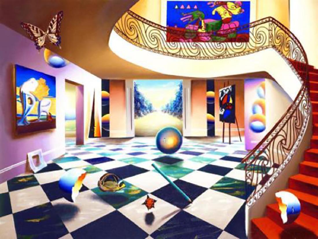 Ferjo "Escape" Surreal Scene Giclee Canvas 30x20 Hand (1 of 1)