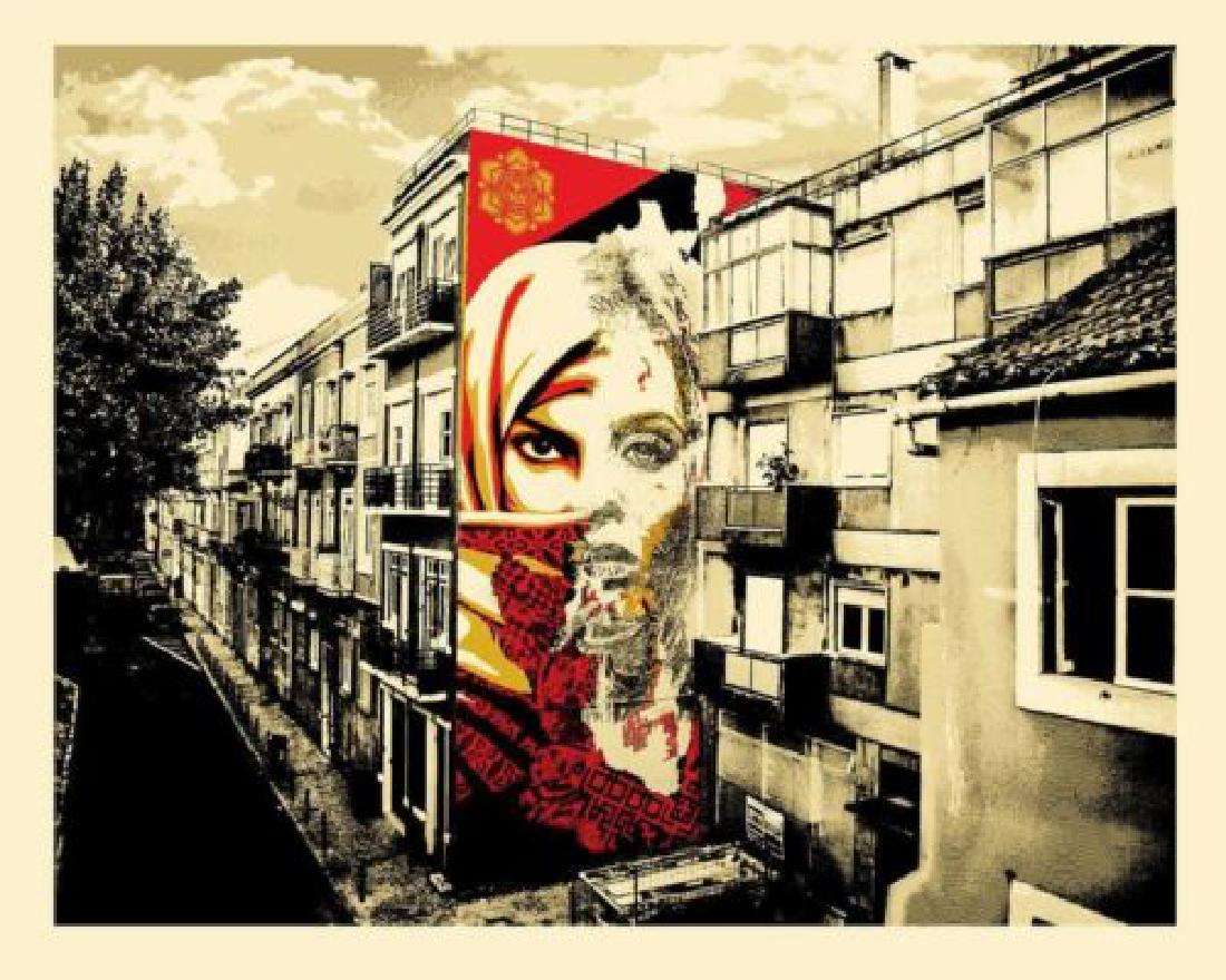 SHEPARD FAIREY OBEY Vhils UNIVERSAL PERSONHOOD LISBON (1 of 1)