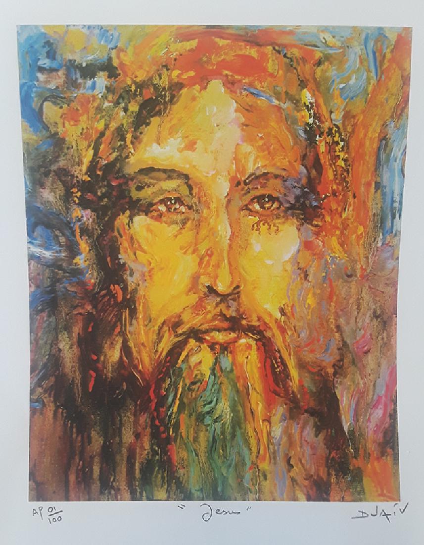 DUAIV(French) "Jesus" HS/N A/P Lithograph (1 of 1)