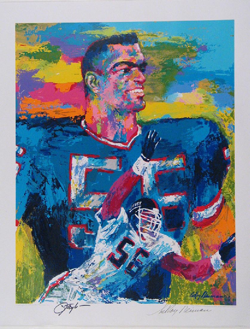 LeRoy Neiman , Lawrence Taylor double signed Lithograph (1 of 2)