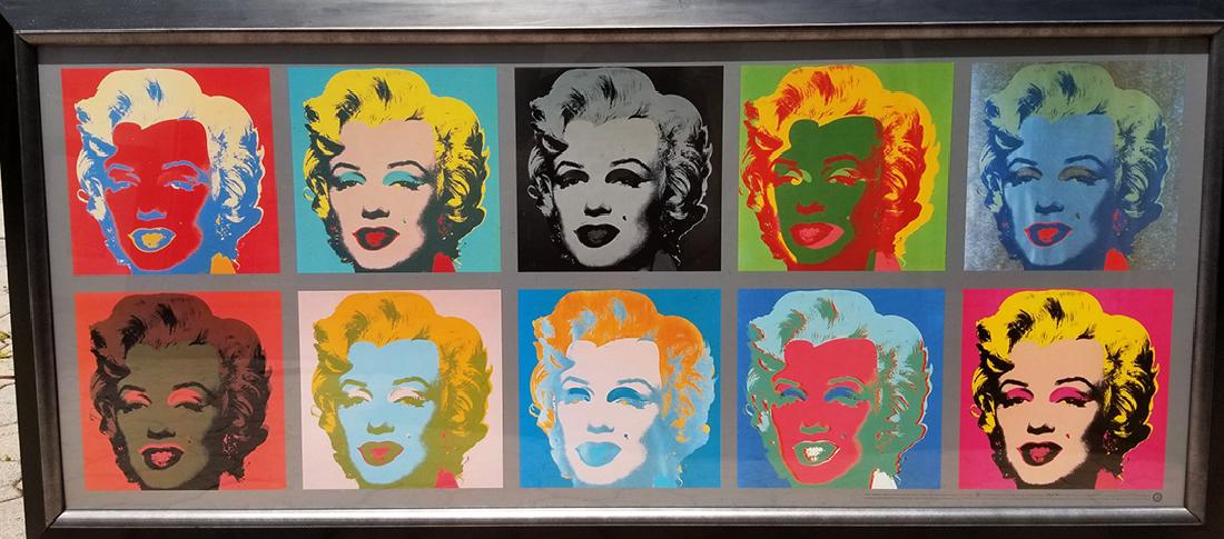 Ten Marilyns, 1967 by Andy Warhol Art Print - Marilyn (1 of 2)