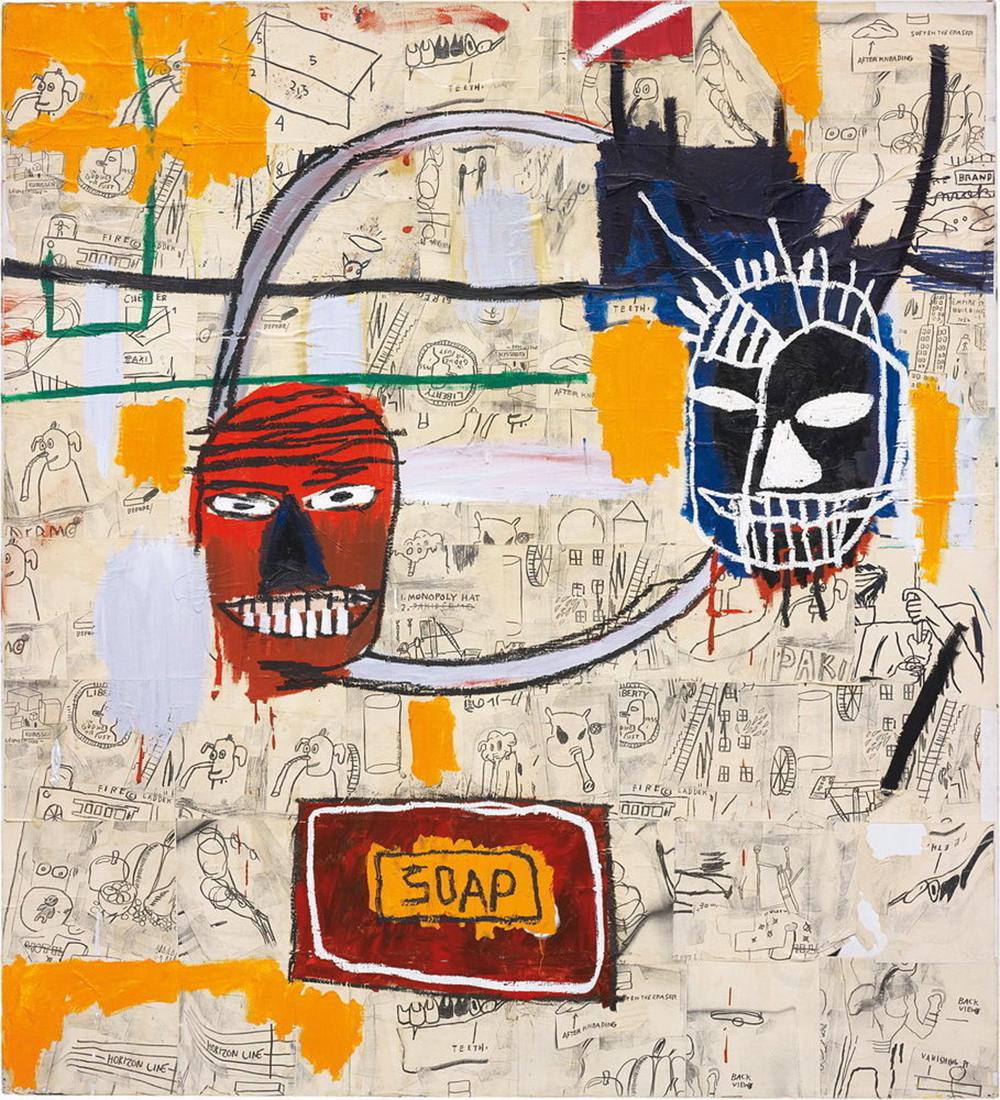 Jean-Michel Basquiat, Untitled offset lithograph 36x24 (1 of 1)