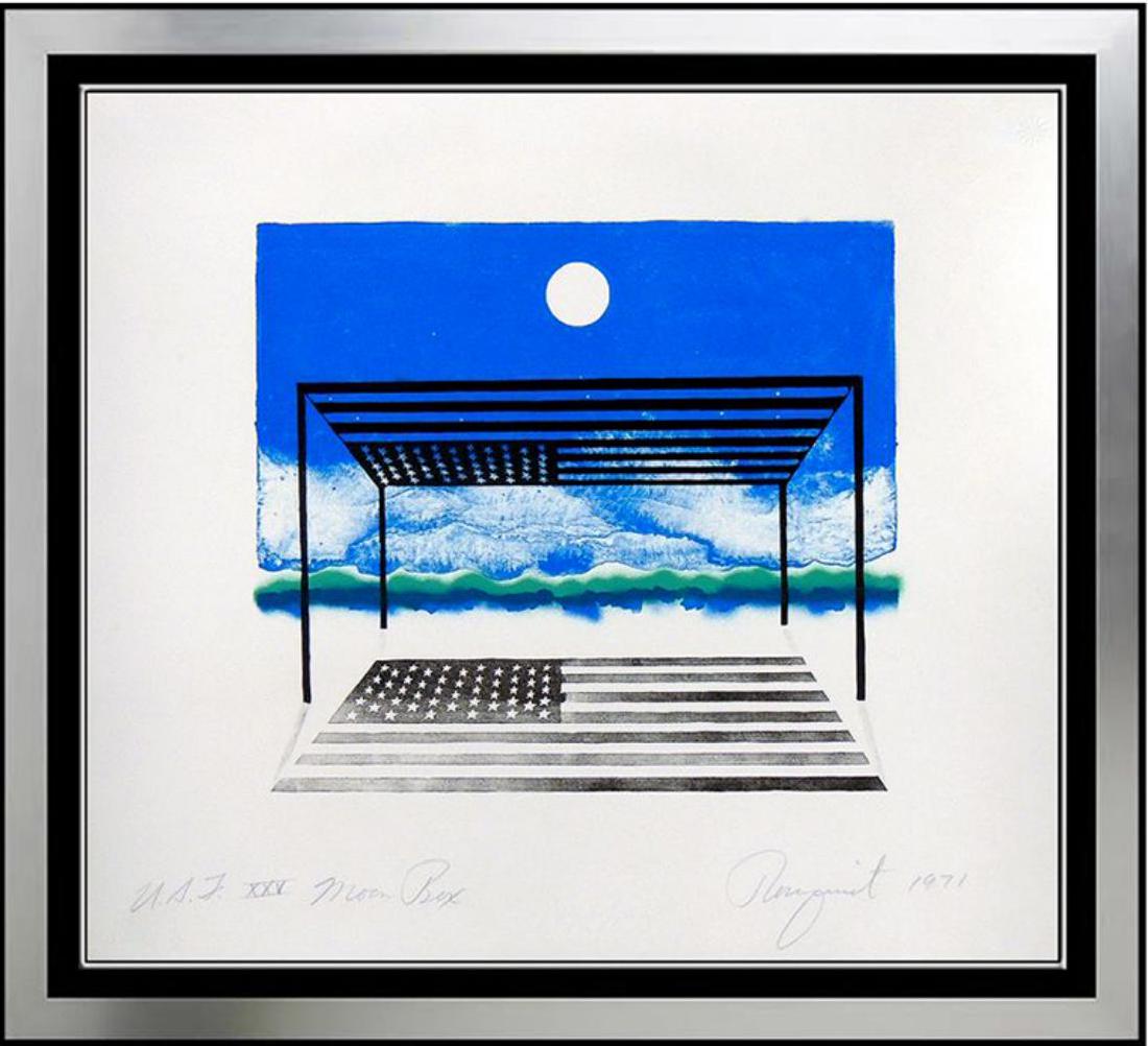 James Rosenquist, Moonbox Lithograph signed/# (1 of 1)