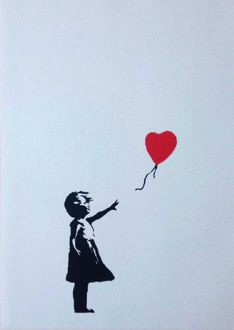 BANKSY - GIRL WITH BALLOON L/E SCREEN PRINT W/PUBLISHER (1 of 1)