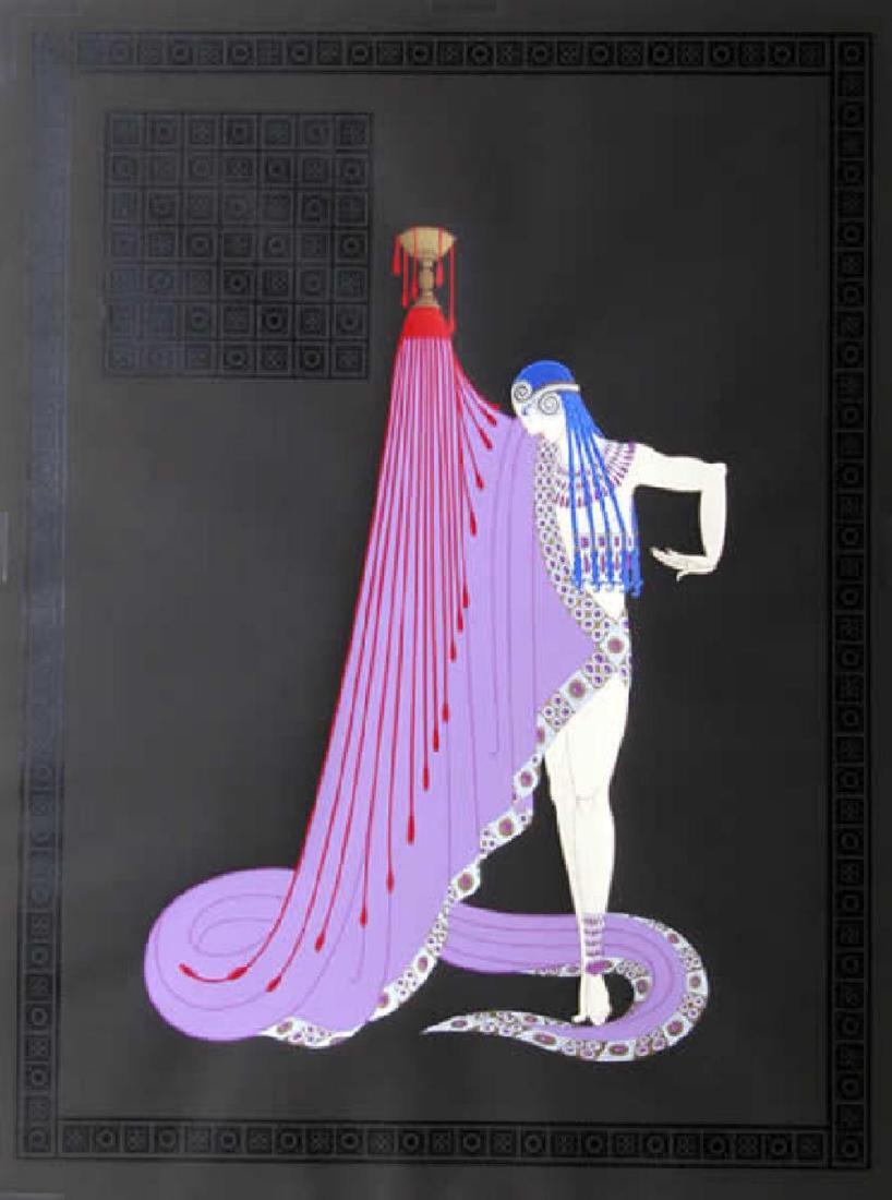 Erte, The Slave, 1983 Serigraph Proof on paper, Framed (1 of 2)