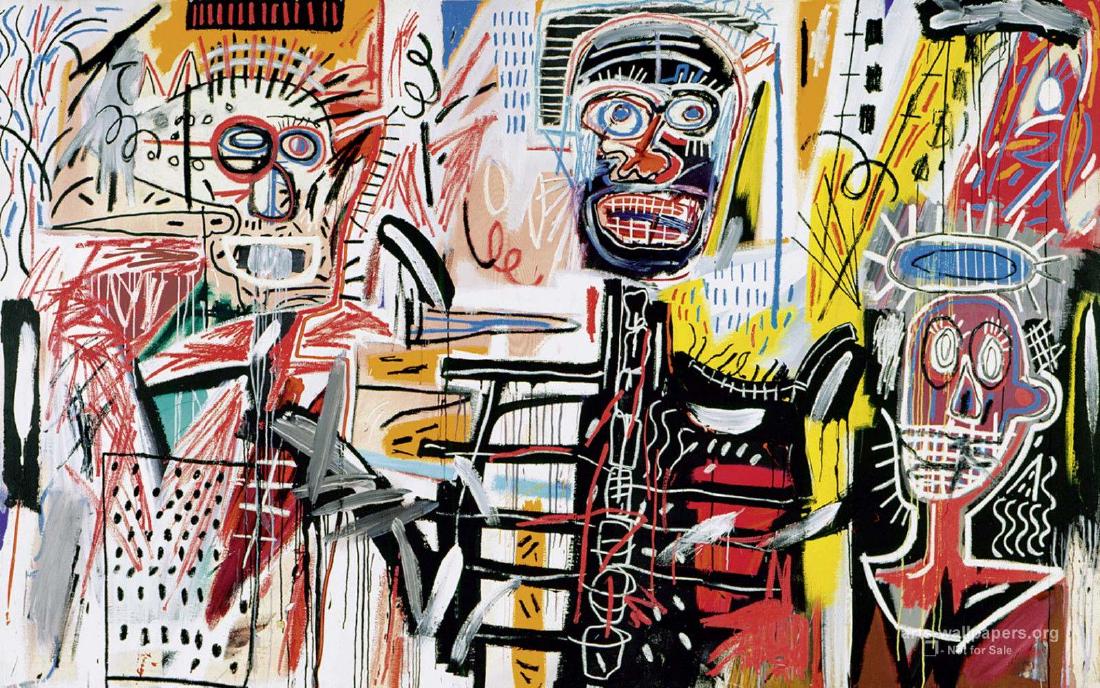 Jean-Michel Basquiat, Untitled offset lithograph on (1 of 1)