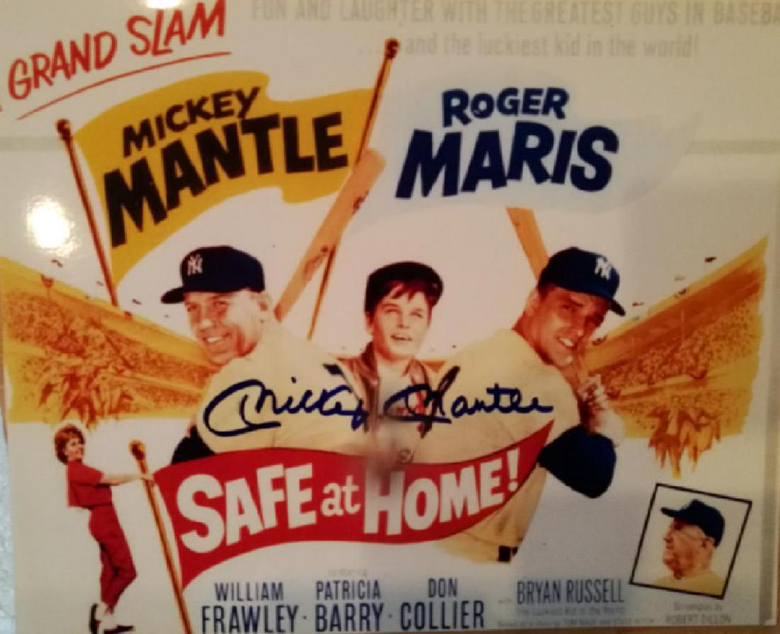 memorabilia Mickey Mantle Autographed 8x10 photo Safe (1 of 1)