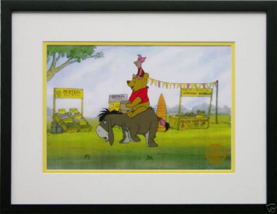 Disney Framed Animation Cel Winnie The Pooh Piglet (1 of 1)