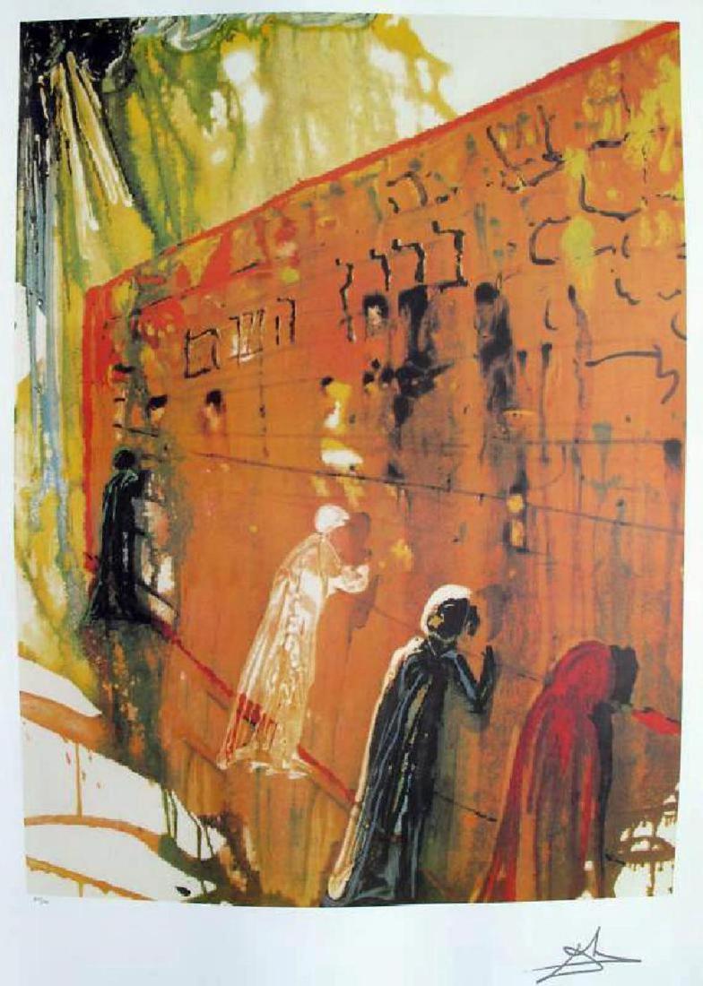 Salvador Dali "WAILING WALL" Limited Edition Lithograph (1 of 1)