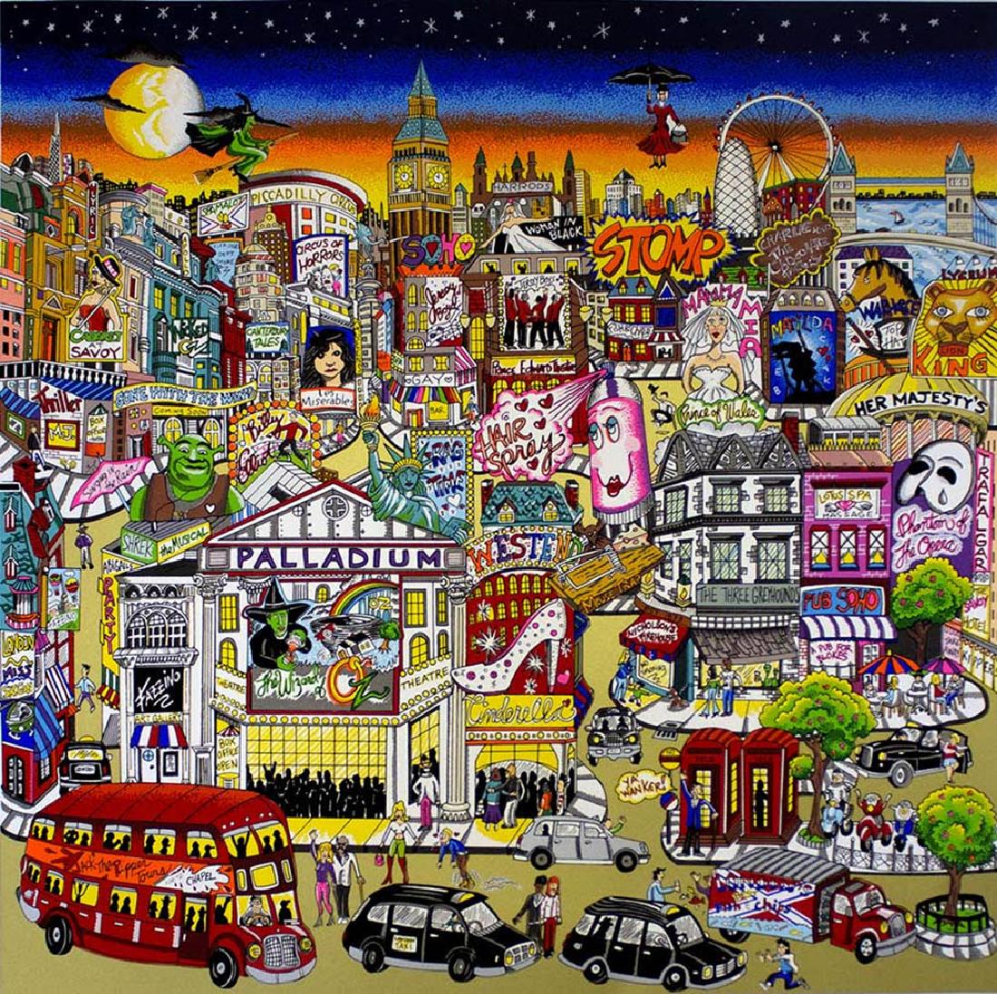 Charles Fazzino "Getting Cheeky on the Queue in (1 of 1)