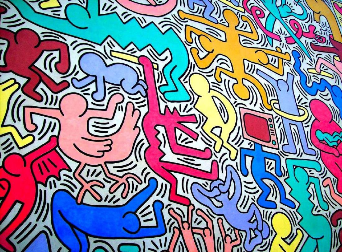 Keith Haring OFFSET LITHOGRAPH 24x18 (1 of 1)