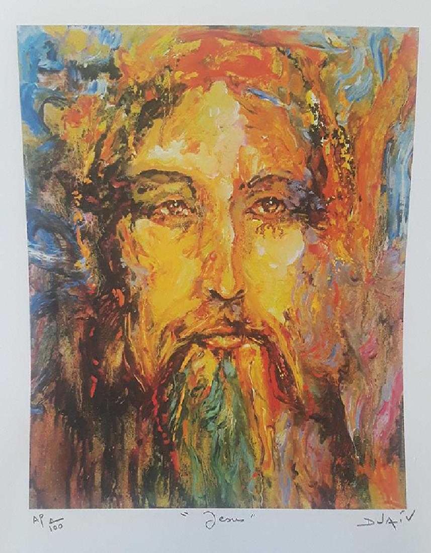 DUAIV(French) "Jesus" HS/N A/P Lithograph (1 of 1)