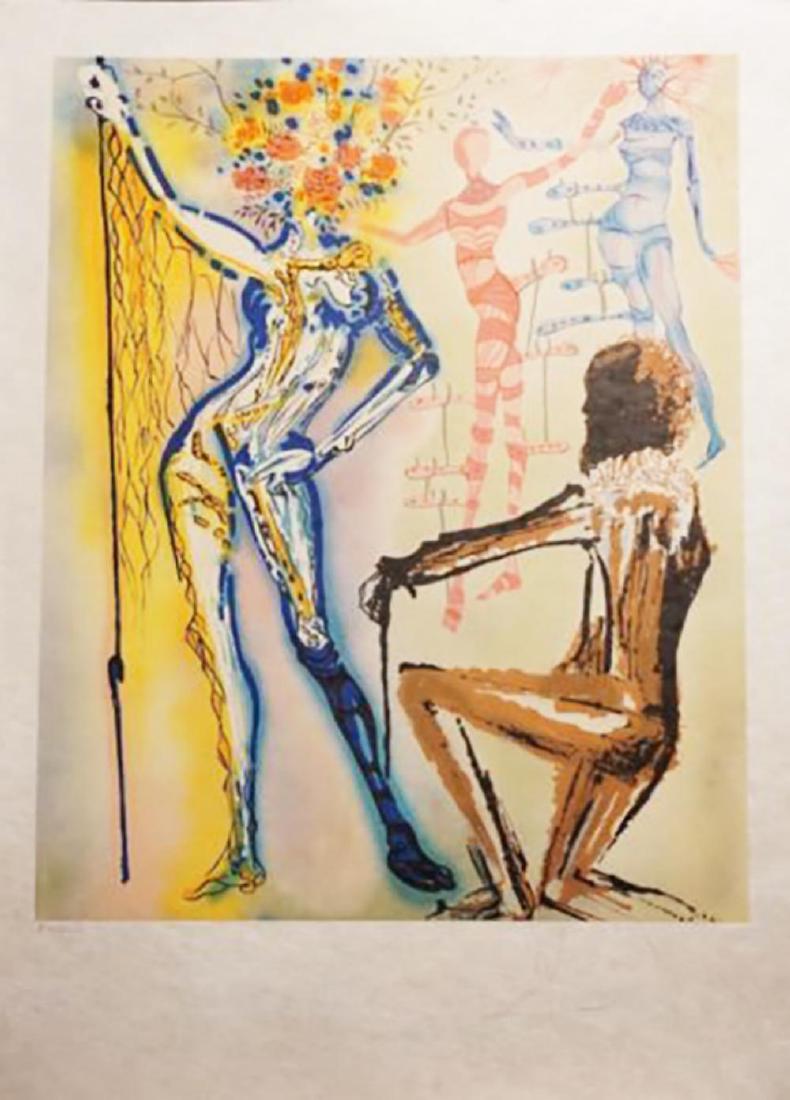 Salvador Dali "The Fashion Designer" Pencil signed/# (1 of 1)