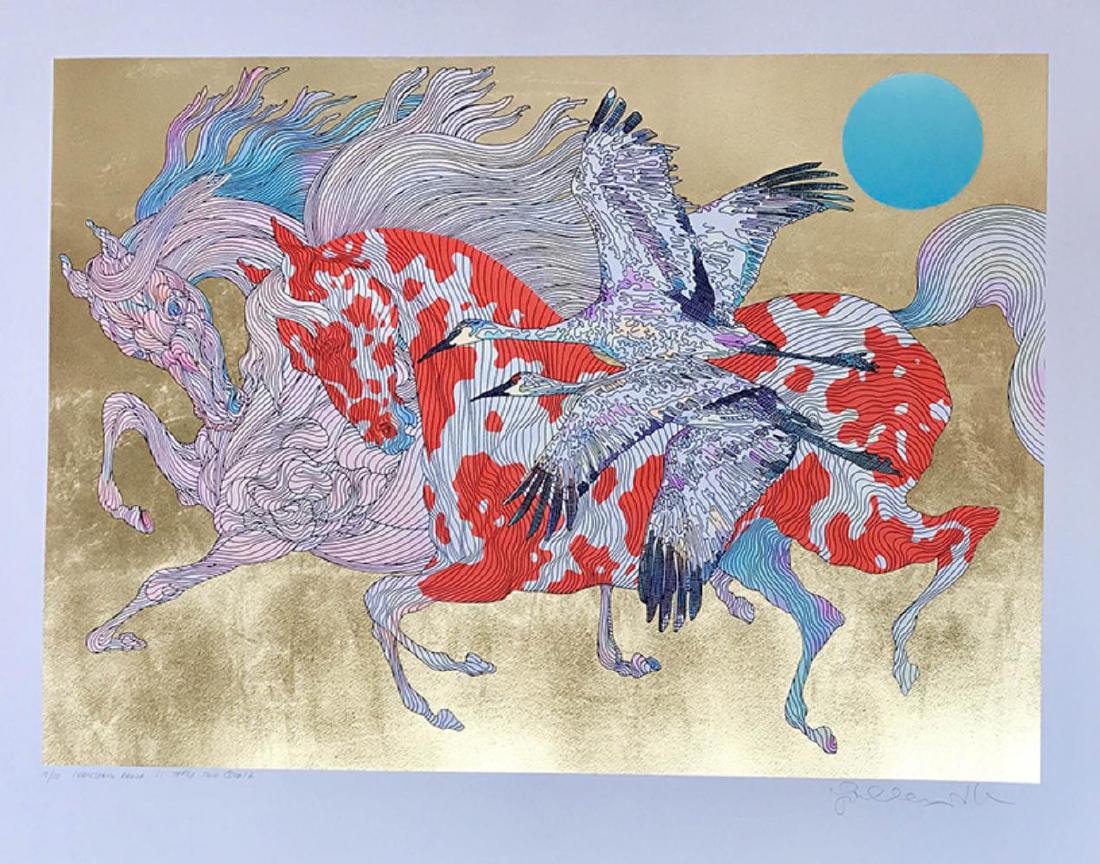 Guillaume Azoulay "It Takes Two" serigraph signed and (1 of 1)