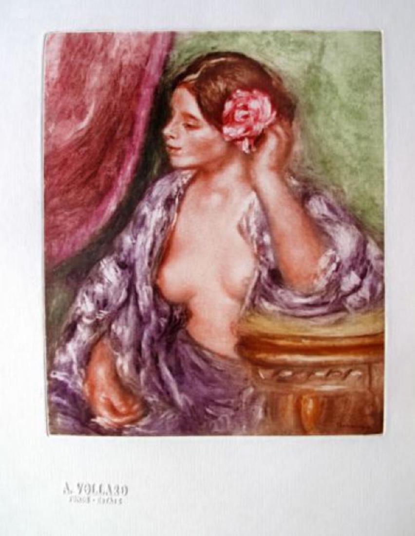 Renoir FEMME A SA COIFFURE Etching Ambroise Vollard (1 of 1)